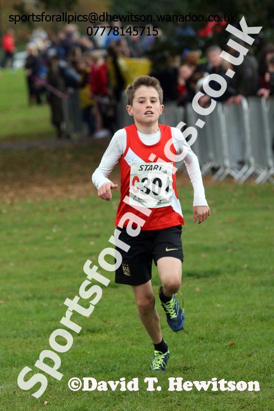 Boys under-13s Northern Cross Country Relays, Graves Park, Sheffield. Photo: David T. Hewitson/Sports for All Pics